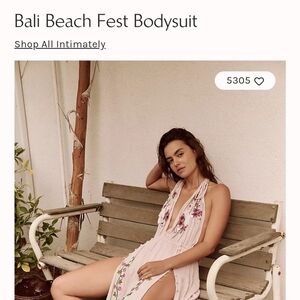 New Bali Beach Fest Bodysuit - Free People